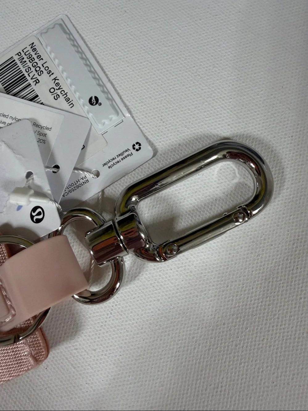 Lululemon Athletica Never lost Keychain . NEW with tags